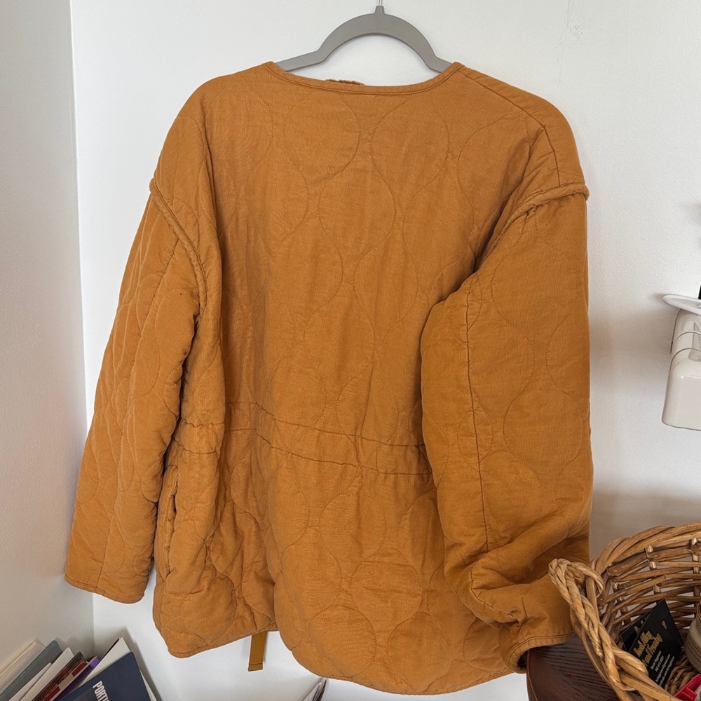 Universal Thread Quilted Jacket in Mustard - Picture 6 of 6